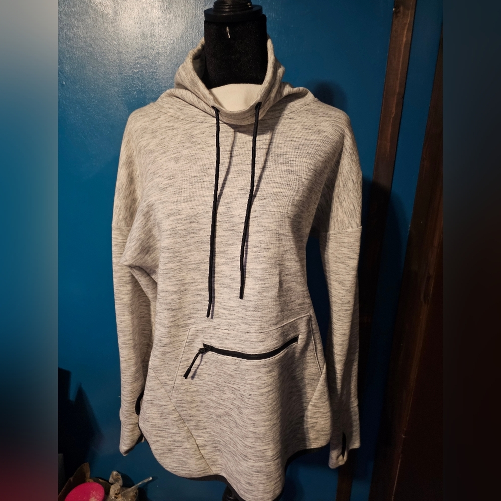 NWOT Spork-Tek Cowl Neck Sweatshirt